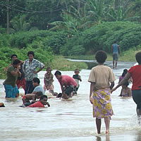 Possibility of flash flooding tomorrow