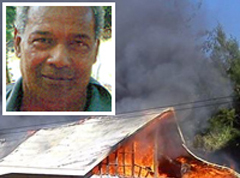 Search for father in relation to fatal fire proves futile
