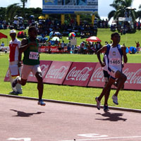 Upset in Senior Boys 400m heats