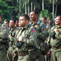 Soldiers urged to fly Fiji flag high