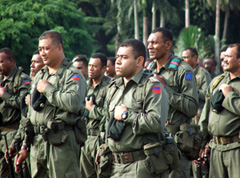 Soldiers urged to fly Fiji flag high