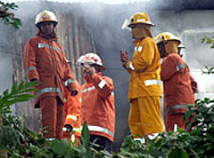 Fire destroys classrooms in Penang Sangam High School
